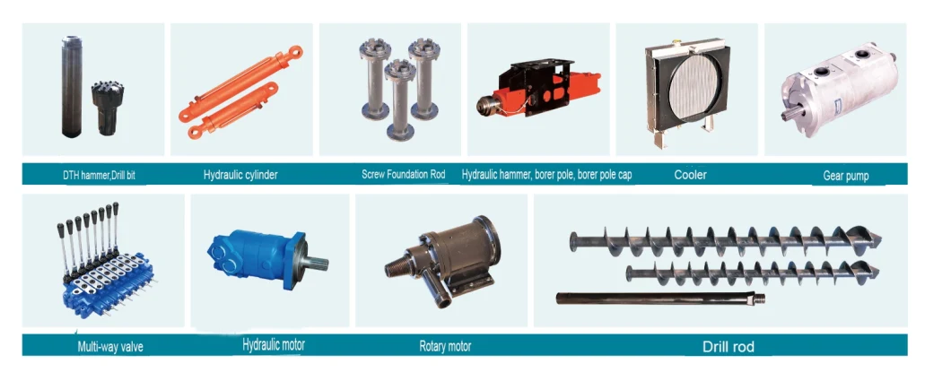 Multi-Function Dust Removal Pile Driver with Hydraulic Motor